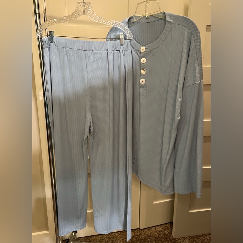 Pajamas  2 Piece - Non Branded - XL - Blueish/Gray NWOT